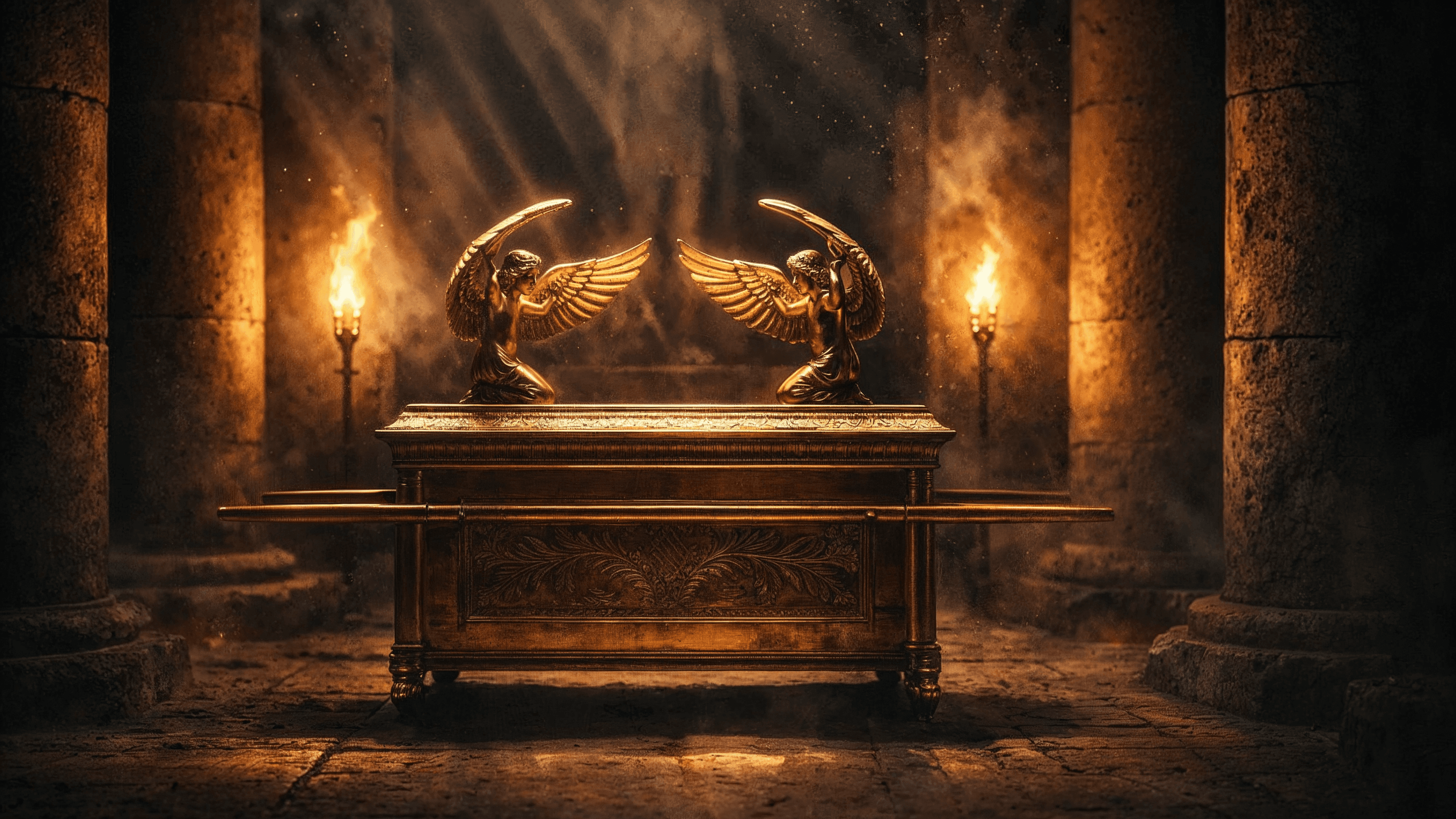 Ark scene object detail with matching torchlit visual style