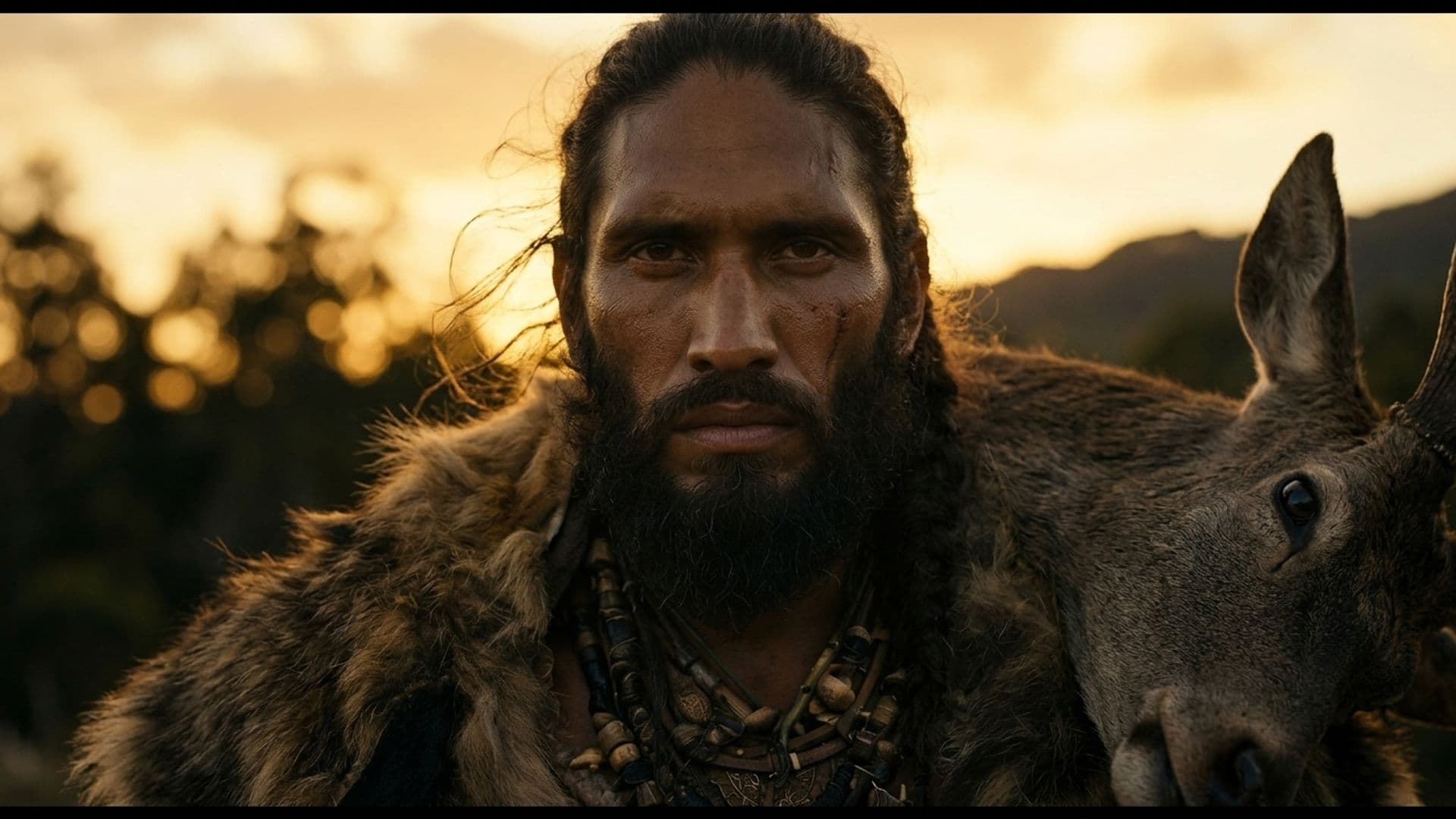 Consistent biblical character portrait with matching costume and face